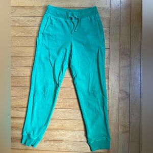 Primary Brand green cotton joggers kids size 10